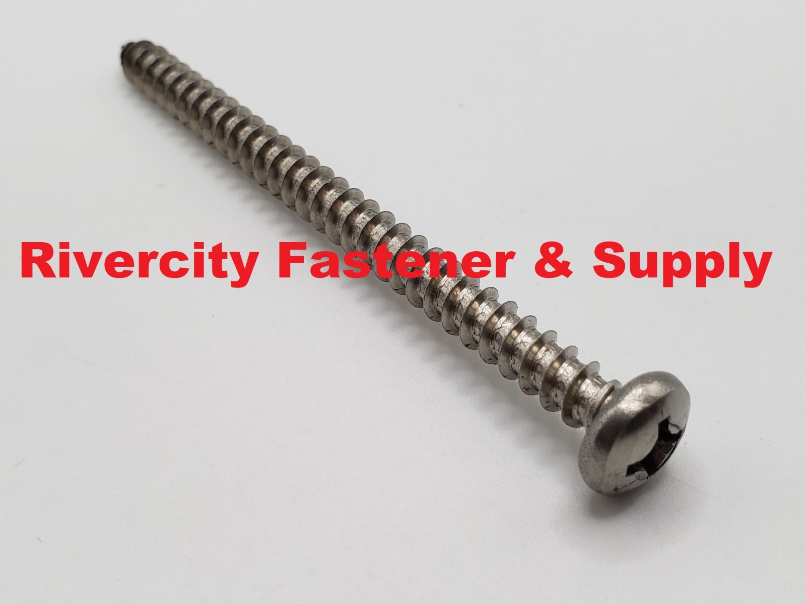 12×3 Stainless Phillips Pan Head Tapping Sheet Metal Screws #12×3 Bolts 12×3″