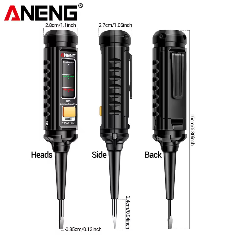 ANENG B15 Non-Contact AC Voltage Tester Pen Electrician Detection Tool LED