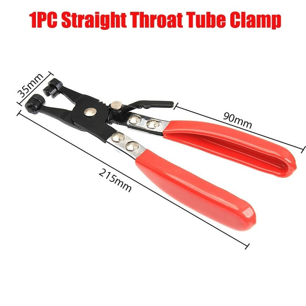 115Pcs 6-22mm Hose Spring Clamp / Plier Fuel/Water Pipe Air Tube Clips Fasteners