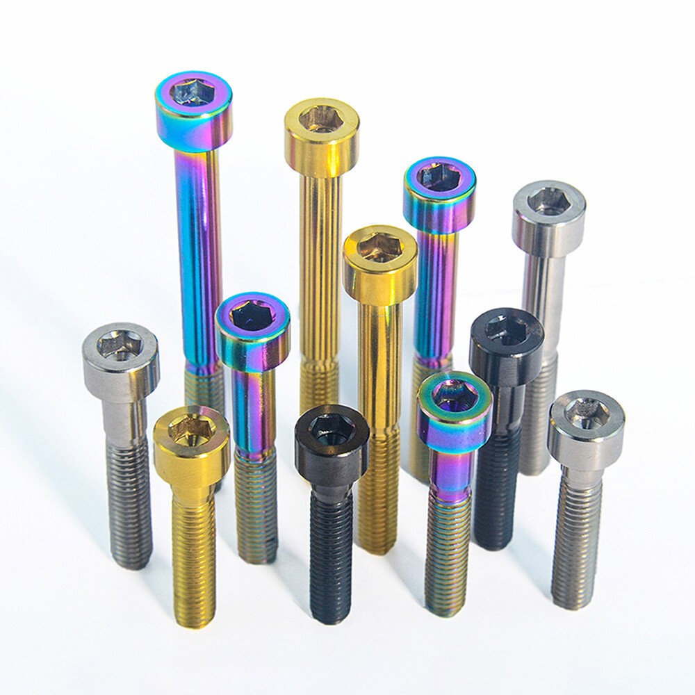 M4 M5 M6 M8 M10 TC4 Titanium Bolt Socket Cap Head Screws Hex Allen Key Bolt