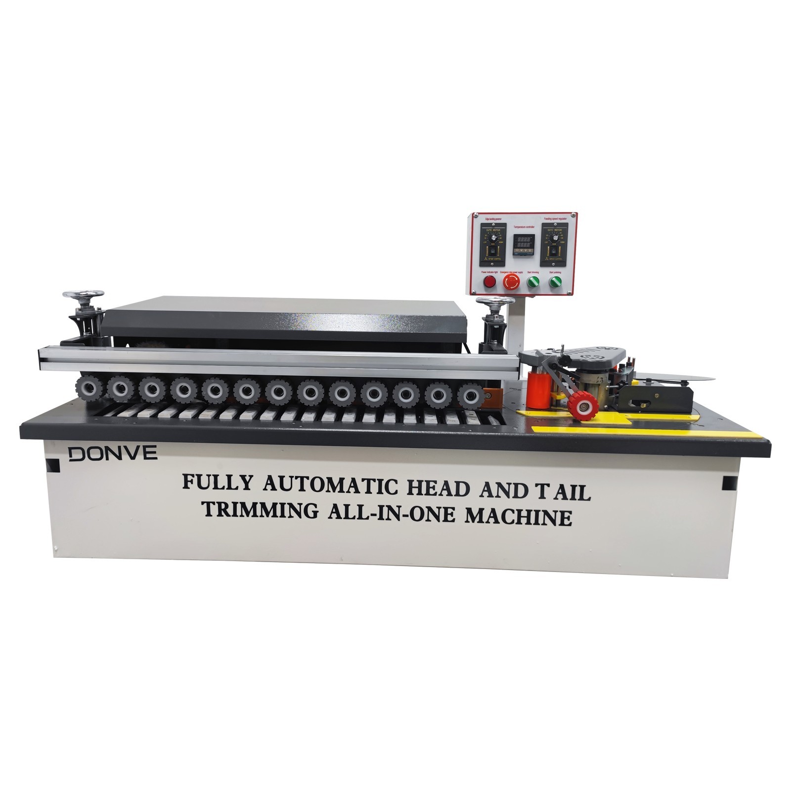 Auto Edge Banding Machine W/Control Panel 2-Sided Gluing for Woodworking Using