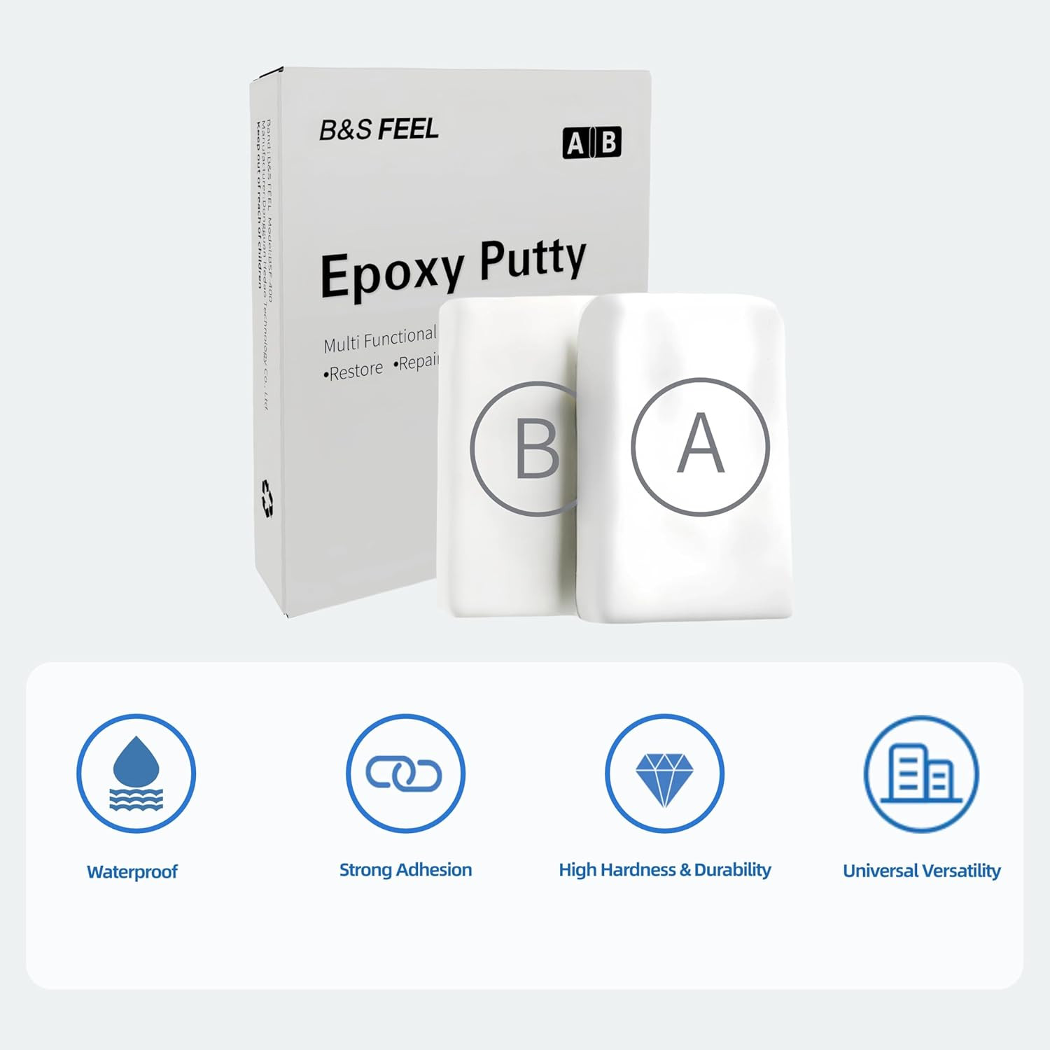 Epoxy Sculpt Clay, Epoxy Putty 2 Part a & B Modeling Compound for Leaks Repair,