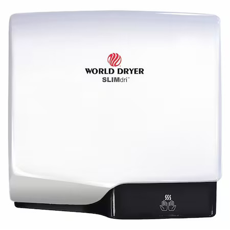 World Dryer L-974A Automatic Hand Dryer, 14 Sec Dry, 80, 120/208/240V Ac,