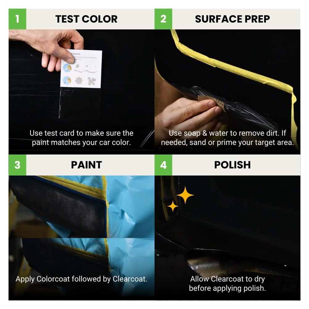 Nissan Black Obsidian Touch Up Paint Aerosol – Exact Match Essential Kit