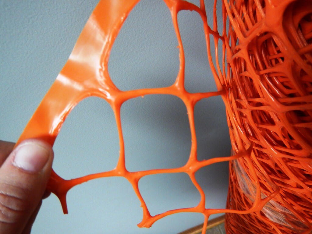 ORANGE SAFETY/BARRIER DIAMOND FENCING HEAVY DUTY GRADE 4FT X 50FT