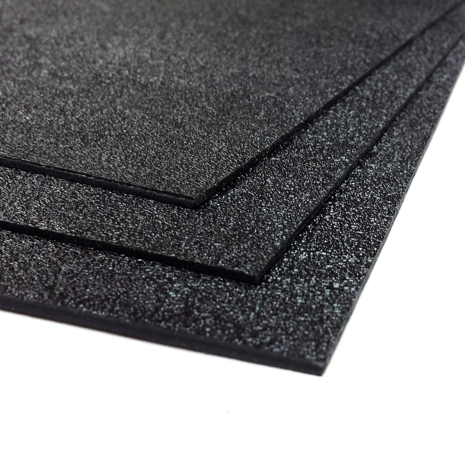 ABS Plastic Sheet 3-pack 12″ X 24″ X 0.0625″ (1/16″) 3 Pack – Black Haircell