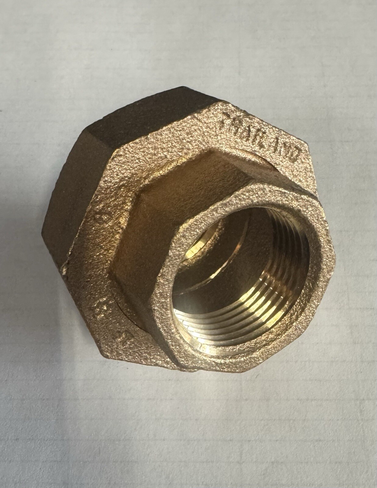1” Brass Union Threaded FPTxFPT Lead Free