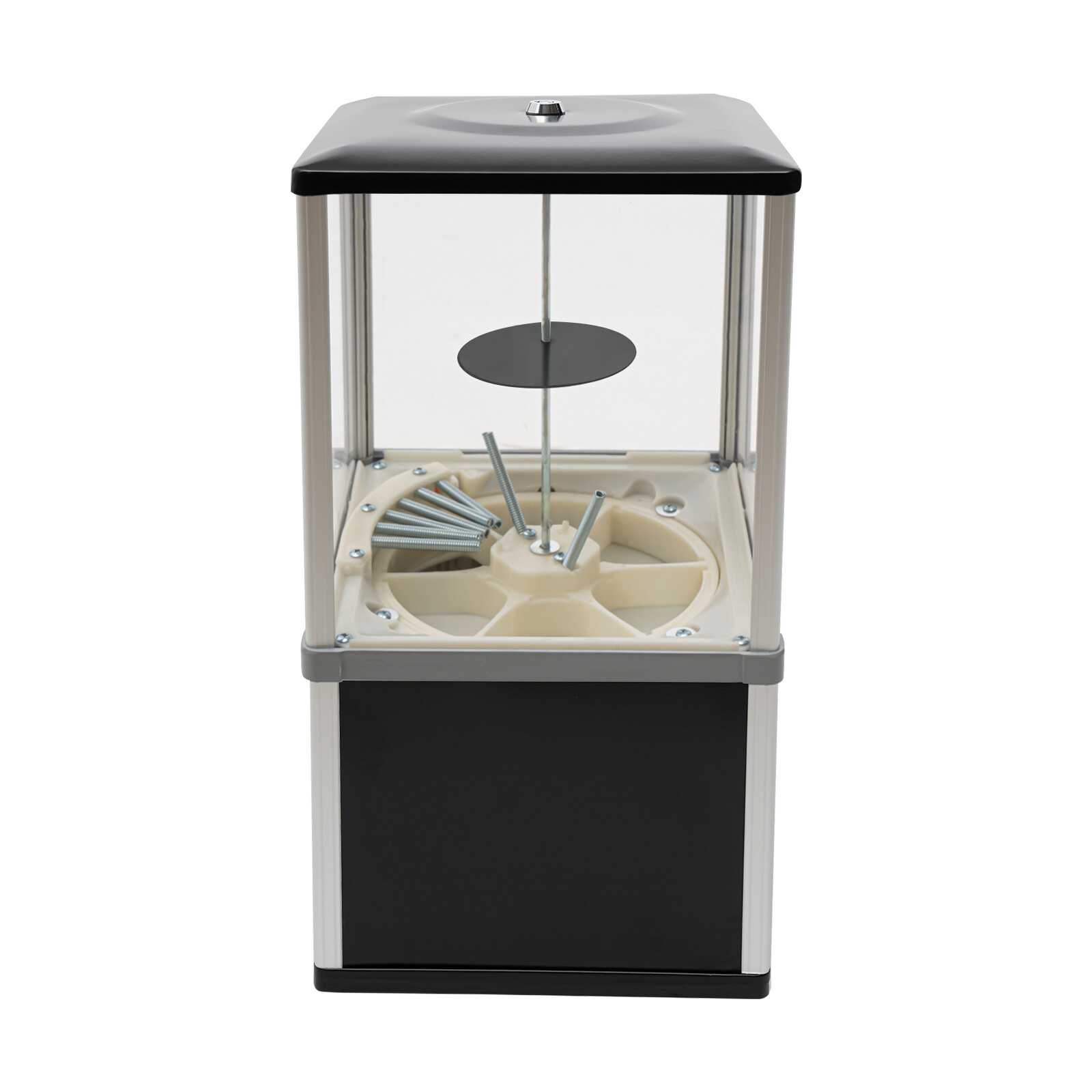 Freestanding 45-50mm Capsule Toys Vending Machine 2*25Cents Coin Gumball Machine