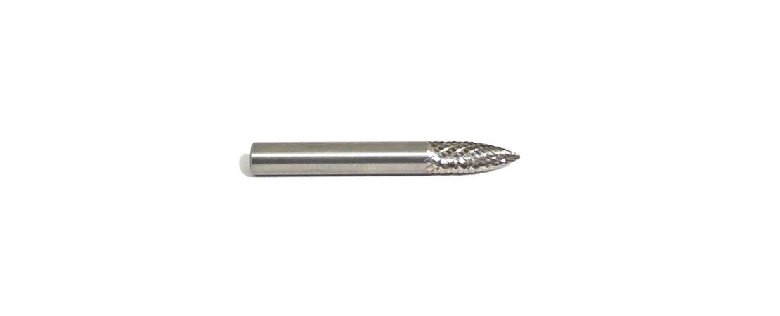 1/4″ (.250″) Carbide Bur Double Cut SG-1 Tree Shaped Morse 59580
