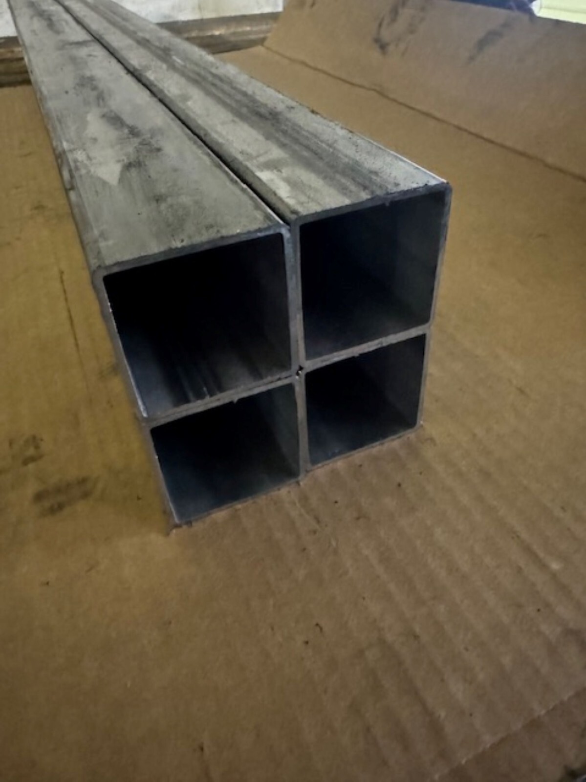 [4 PACK] Steel Square Tube 2″ x 2″ x 72″ Long x .08″ Wall (14ga)