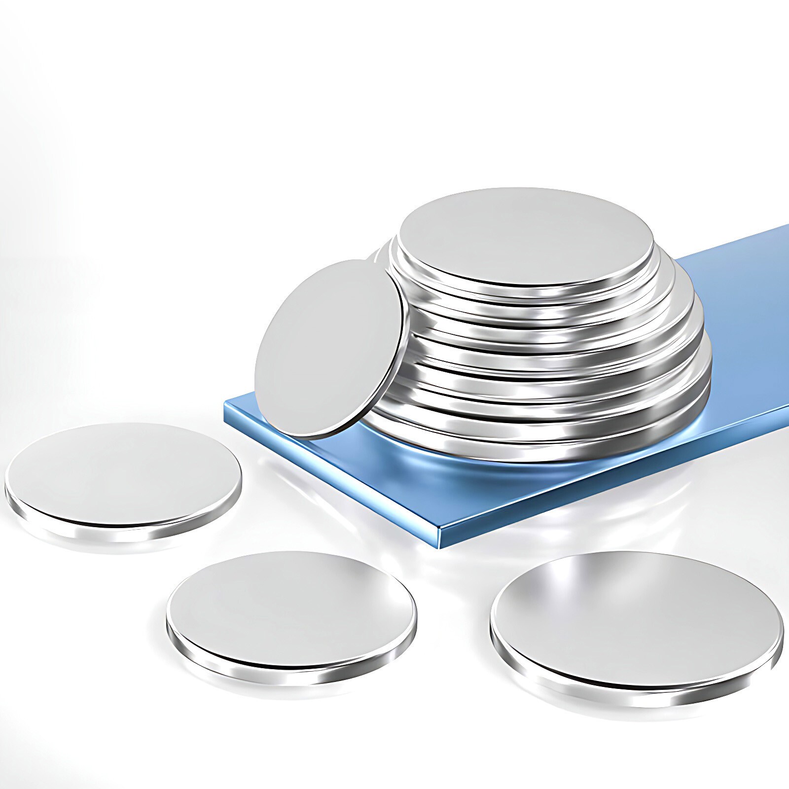 Ø 6mm-80mm Thick 1mm-5mm A2 STAINLESS STEEL Discs Metal Flat Circle Blank DISCS