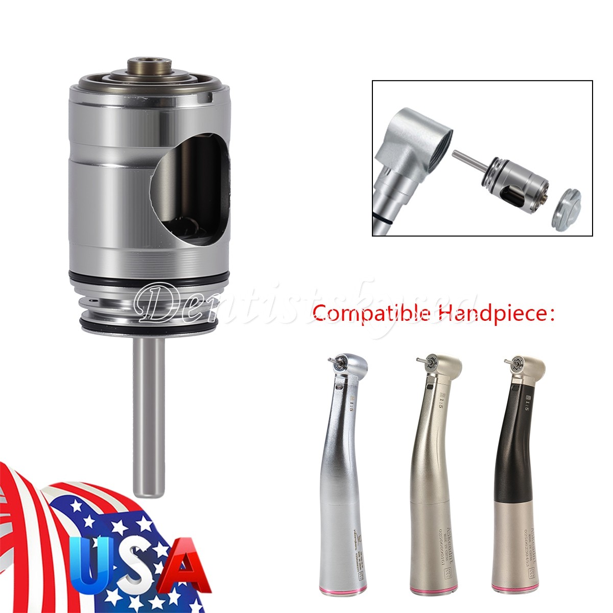 Dental Cartridge Rotor Autochuck For Standard Head 1:5 Low Speed Contra Angle Y