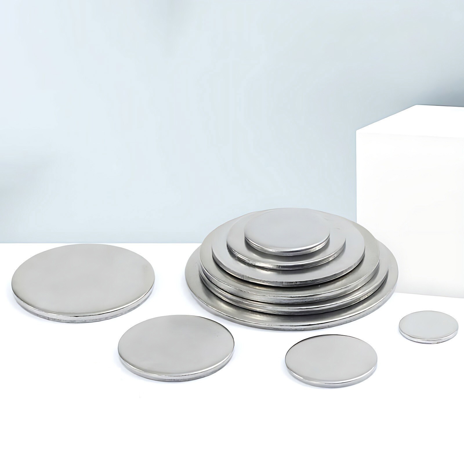 Ø 6mm-80mm Thick 1mm-5mm A2 STAINLESS STEEL Discs Metal Flat Circle Blank DISCS