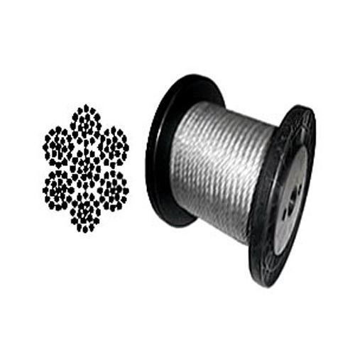 304 Stainless Steel Cable Wire Rope 3/8″ 7×19 – 50, 100, 150, 200, 250 ~ 1000 ft
