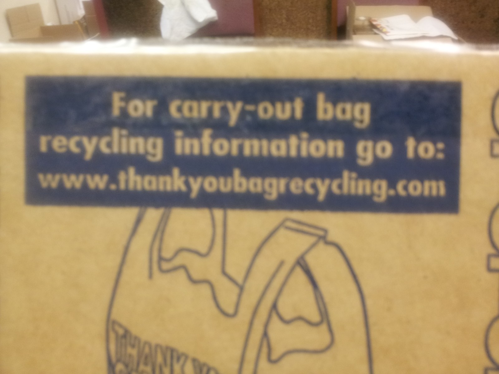 THANK YOU PLASTIC BAGS 11.5″ x 22″ W/ GRACIAS RECYCLED MATERIALS (400 PER BOX)