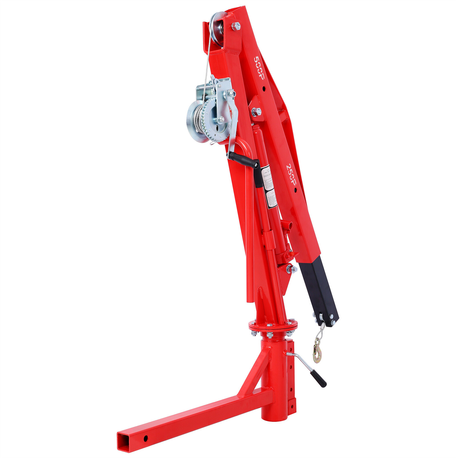 500lbs Adjustable Engine Motor Hoist Cherry Picker Workshop Shop Crane Lift