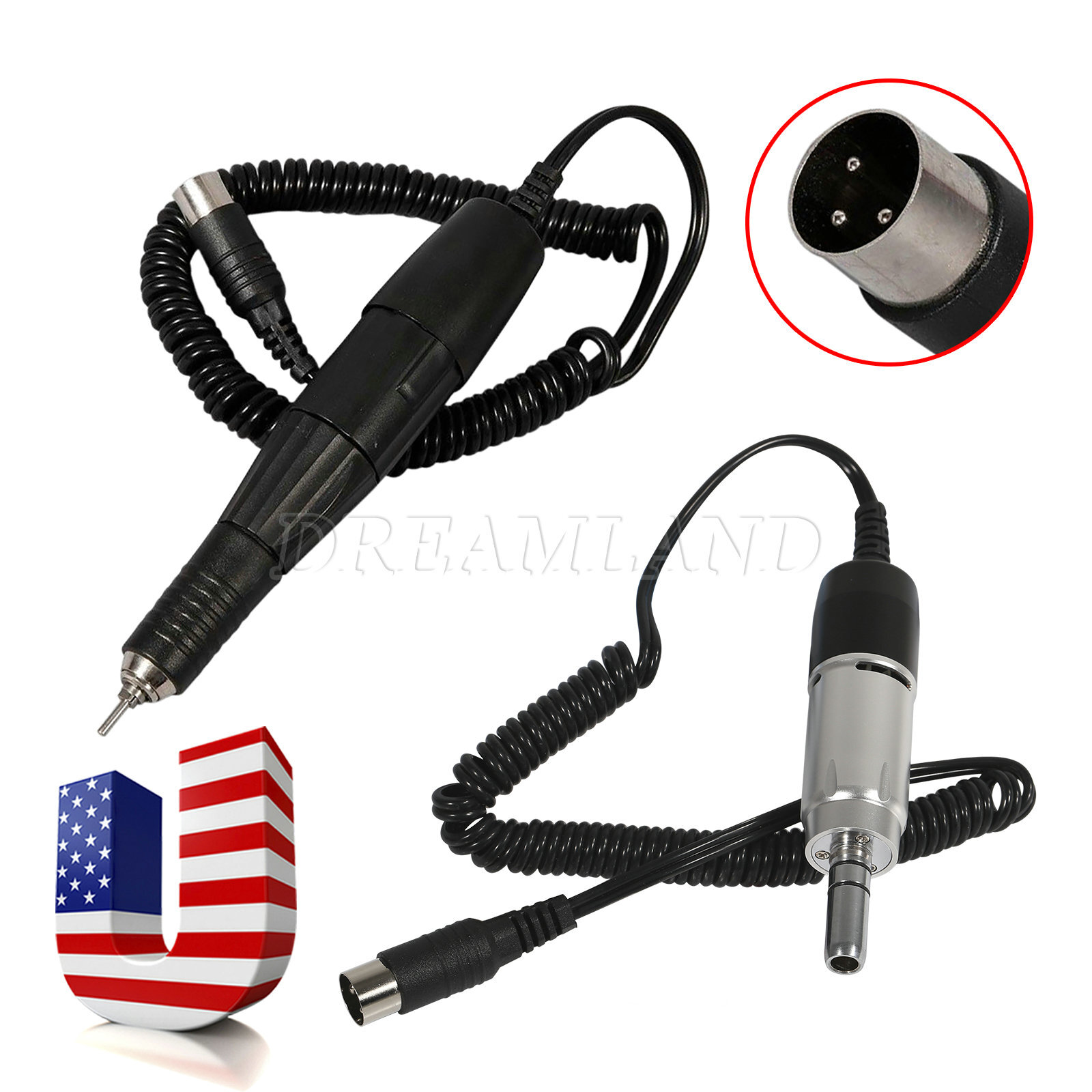 Dental Lab Electric 35K 35000 RPM polishing Handpiece For MARATHON N3 Micromotor