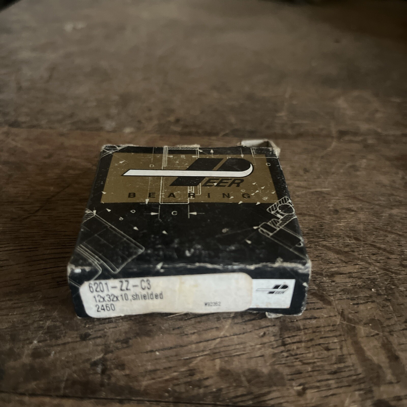 NOS Peer Bearing 6201-ZZ-C3
