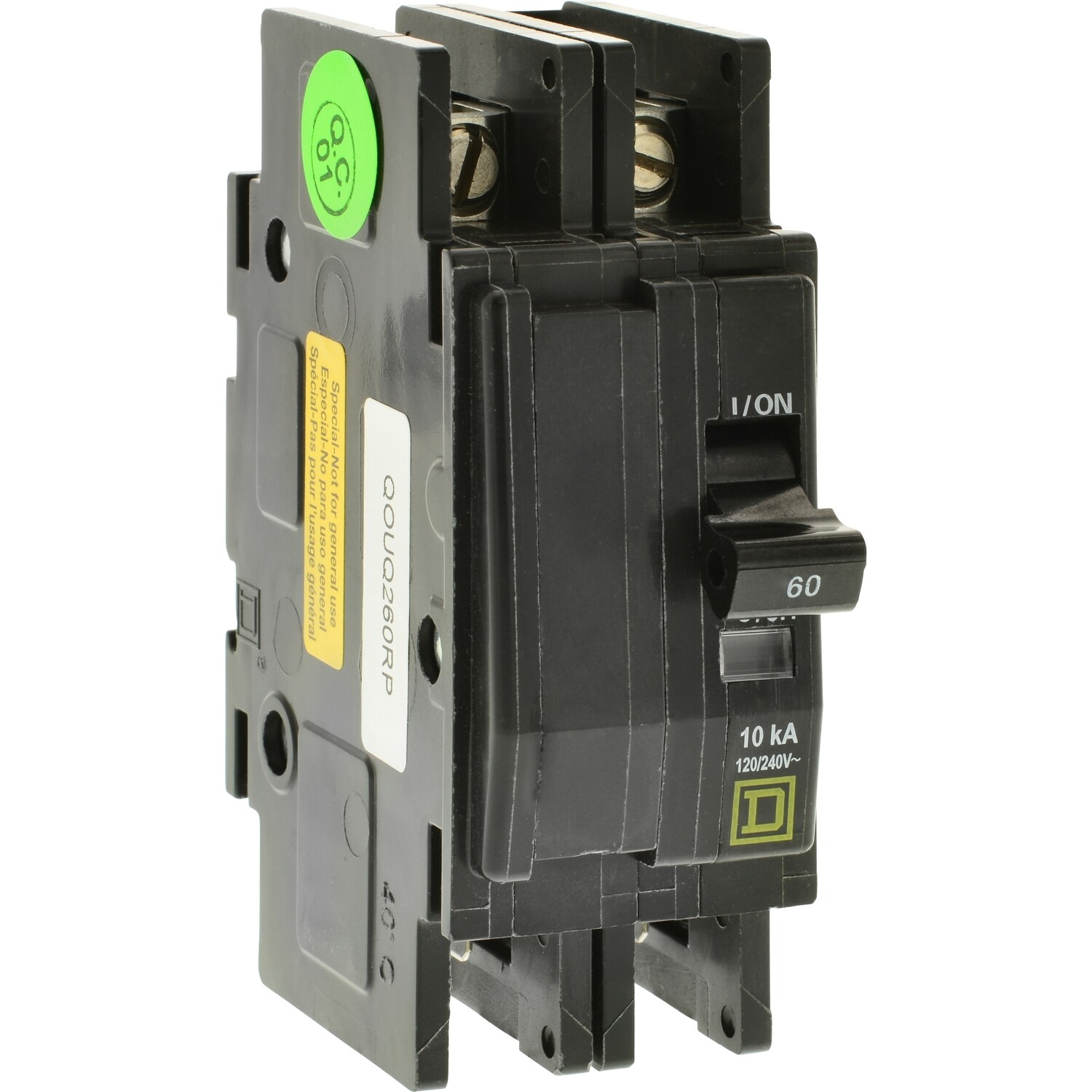 QOUQ260RP Square D Feed Through Circuit Breaker 60 Amp 2 Pole 120/240V