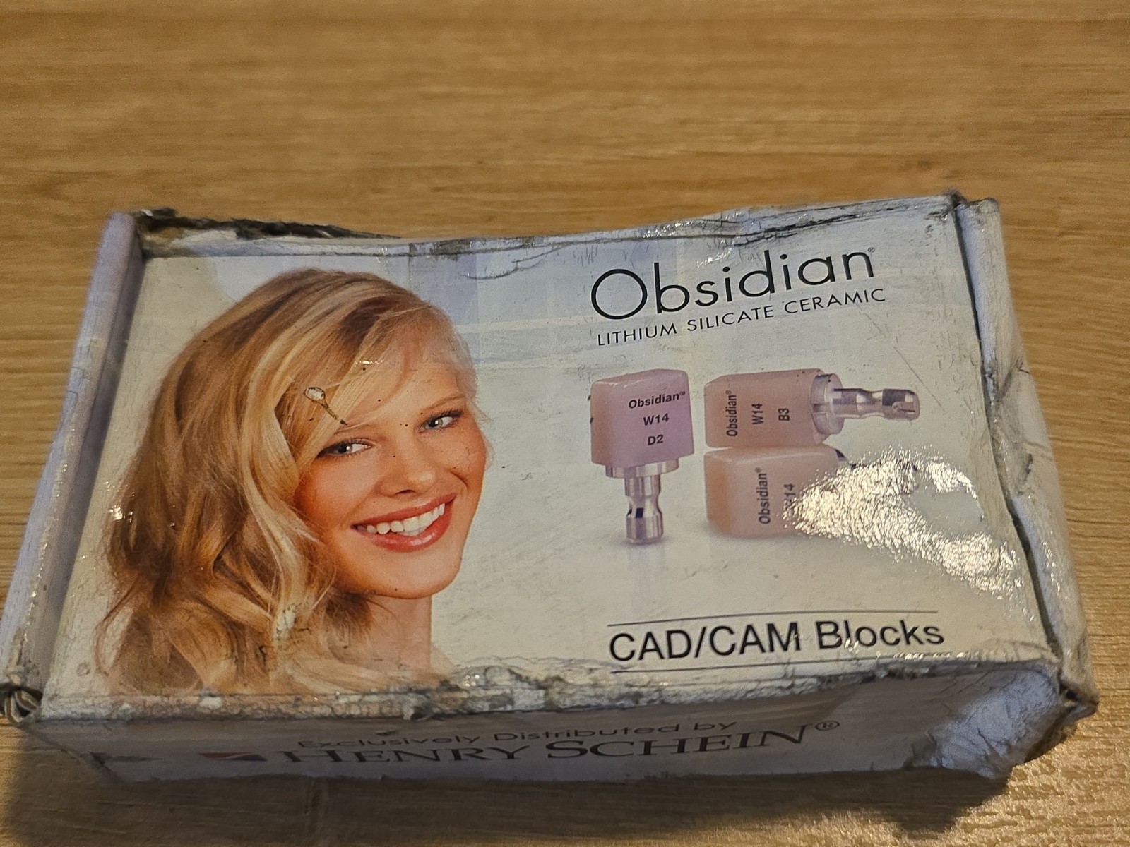 CEREC – Obsidian Cad Cam Blocks – A3 – W14 – 4 Blocks