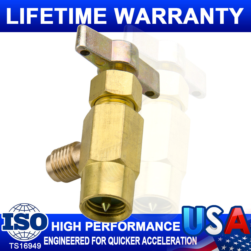 Can Tap Valve Refrigerant Opener Dispenser Tank Adapter 1/4 Freon hose Self Seal