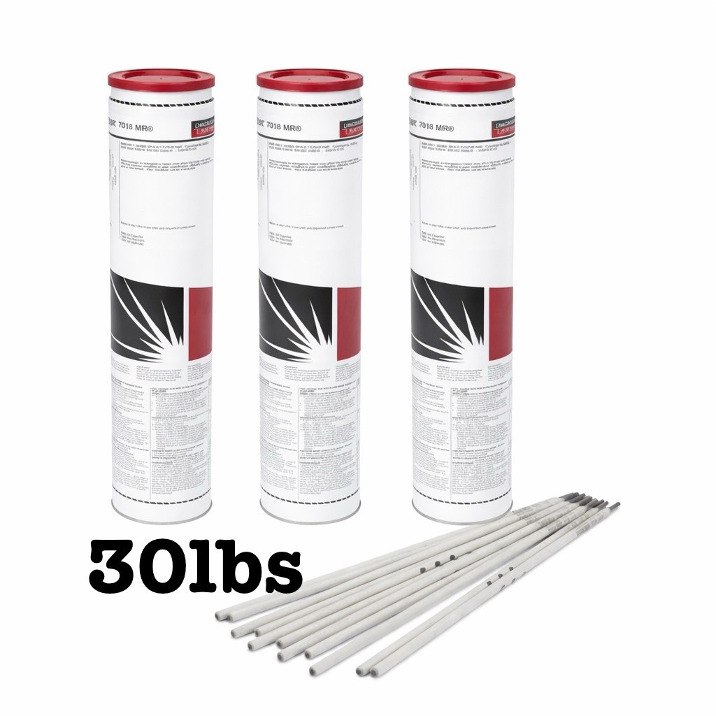 Lincoln ED032589 1/8″ x 14″ Excalibur 7018 MR Stick Electrodes 3-10lb Cans 30lbs