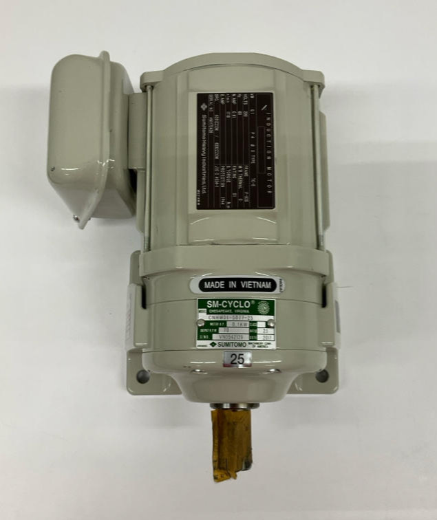 Sumitomo CNHM01-5077-25 Induction Motor 0.1kW, 208VAC V-635 Frame