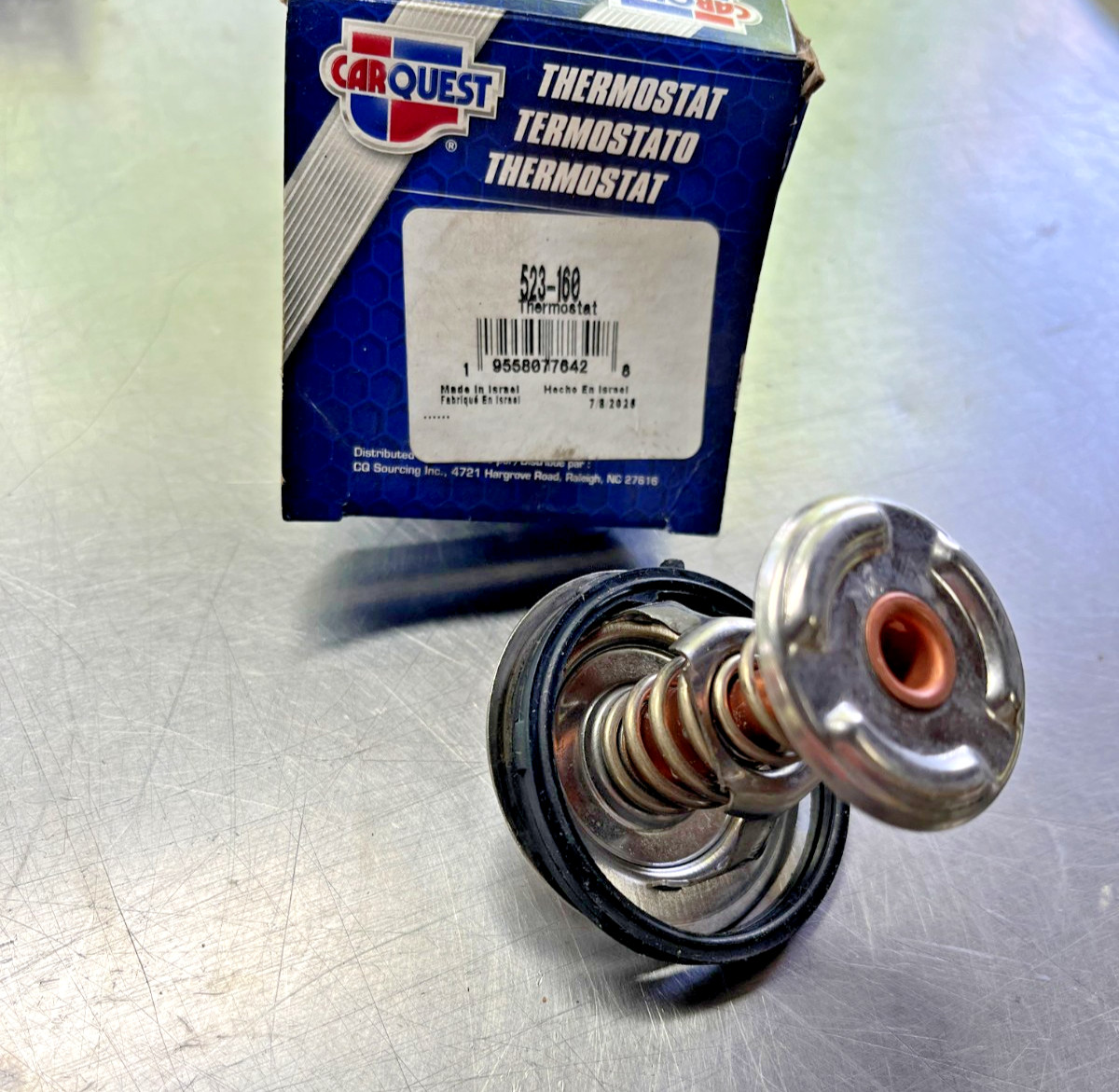 523-160 Genuine CARQUEST 160 Degree THERMOSTAT 523160