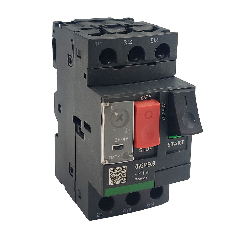NEW Motor circuit breaker GV2ME08 Deca Manual Motor Starter Button 2.5 to 4A