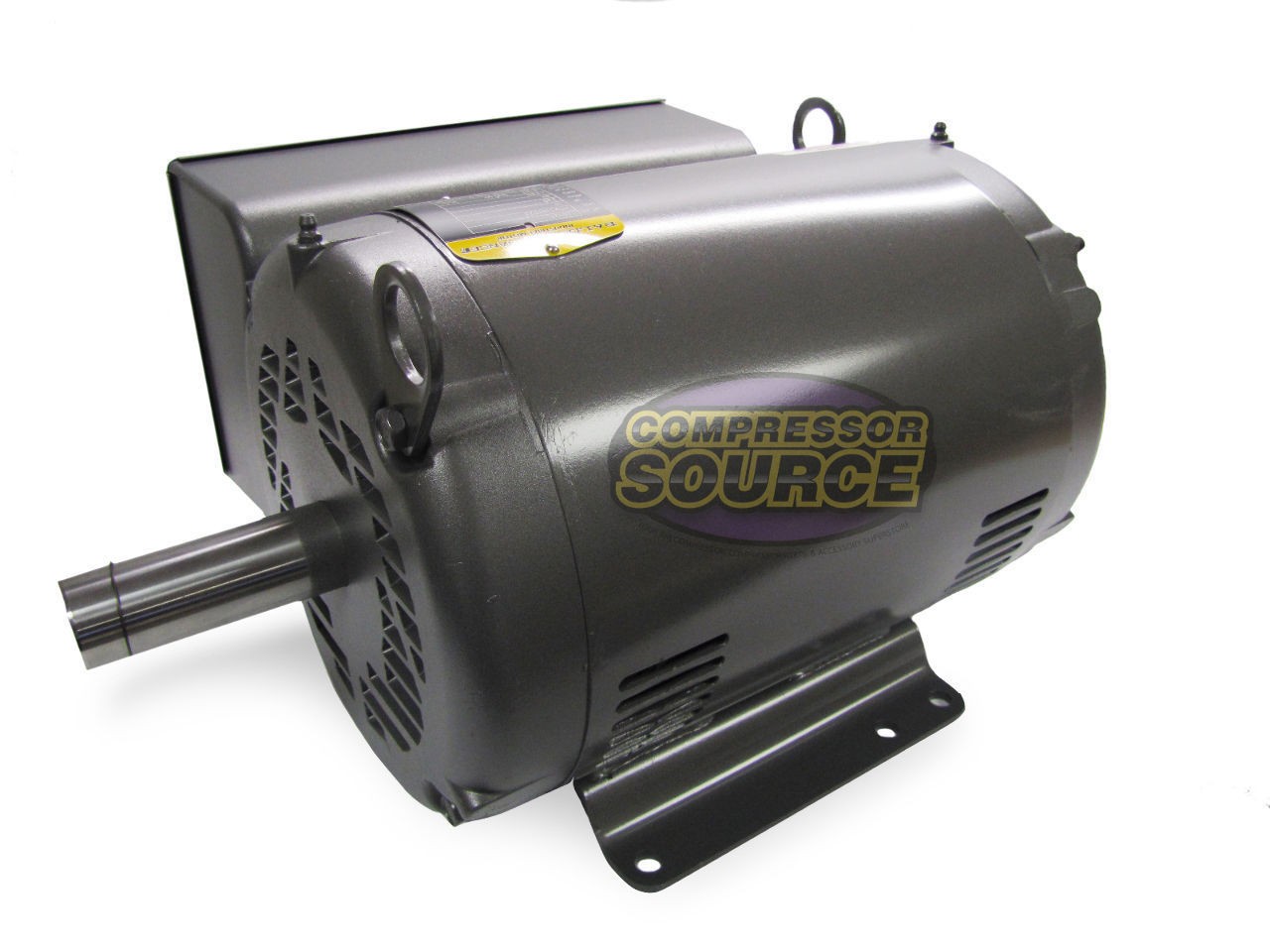 10 HP Single Phase Baldor Electric Compressor Motor 1725 RPM 215T Frame 230 Volt