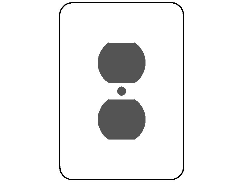 PACK OF 10 – Mulberry 1-Gang Midsize Duplex Wall Plate White 76701