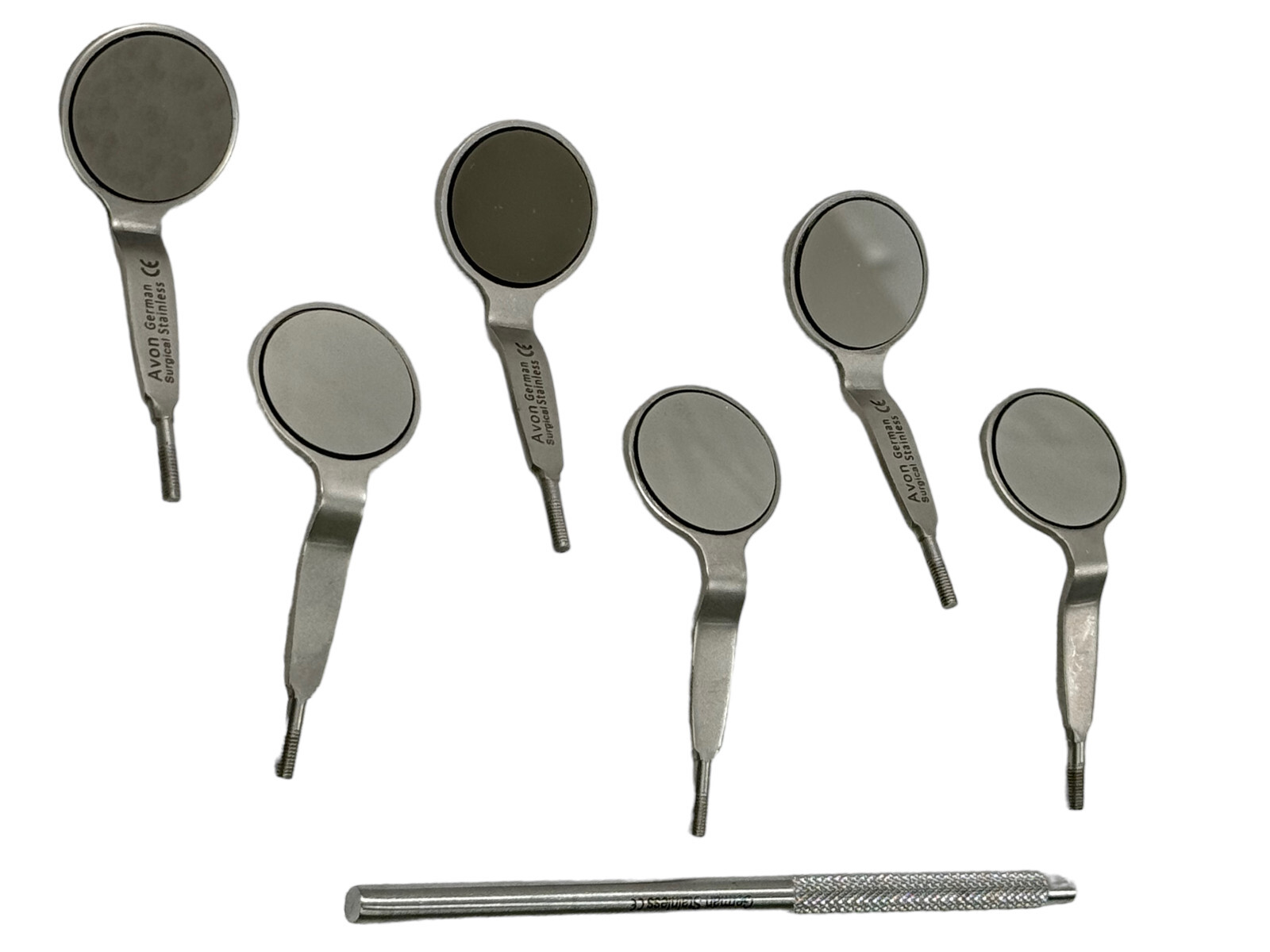 Pack Of 6 – Oral Examination Mouth Mirror Double Sided – Dental Instruments