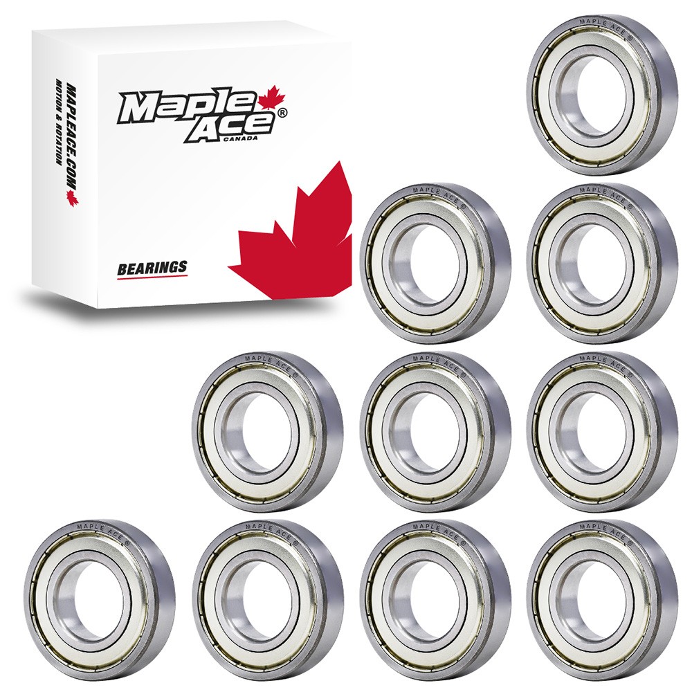 6200-ZZ Ball Bearing 10x30x9mm 6200 ZZ Metal Shielded (PCs 10)