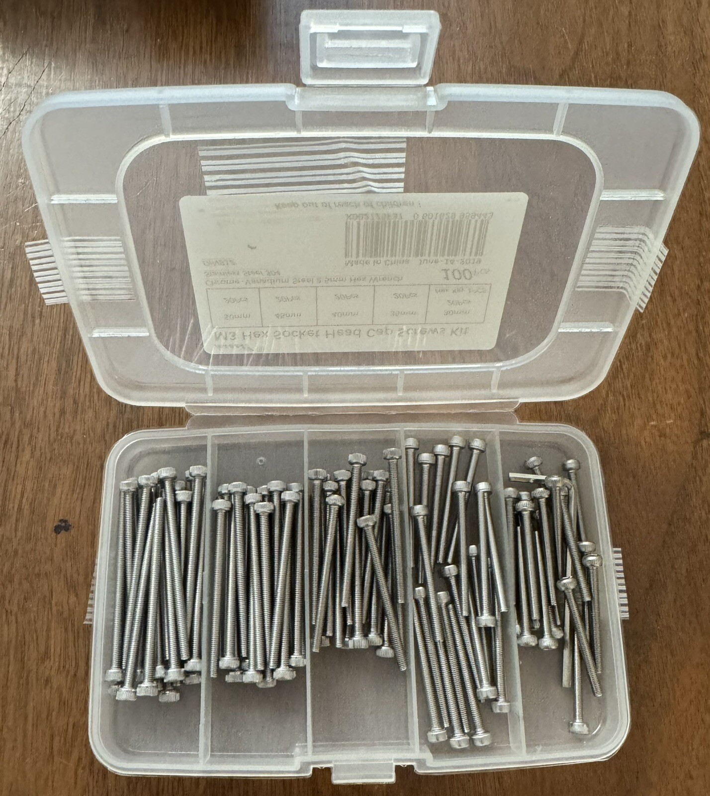 iexcell, 90 Of 100 M3 Hex Socket Screw Set, VG Condition