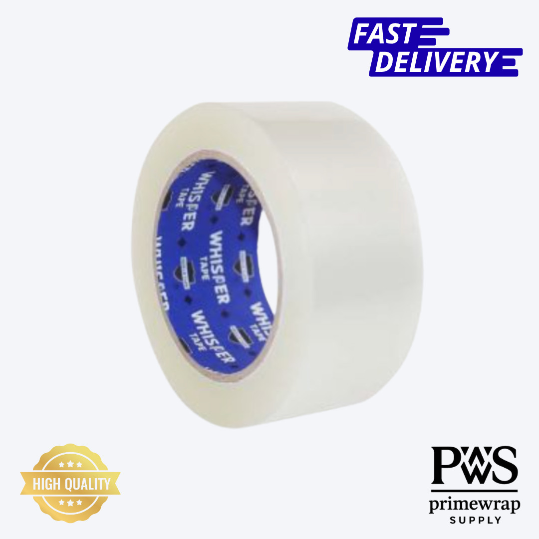 Clear Acrylic Packing Tape 2.0 Mil 2in/3in 24–36 Rolls Case