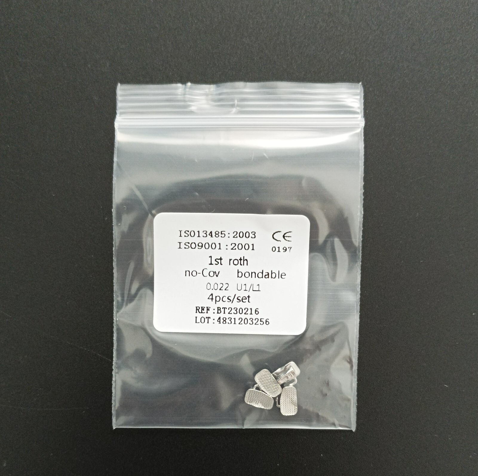 Dental Orthodontic Buccal Tubes 1st 2nd Molar Roth/MBT 022 Bondable Non-Conv
