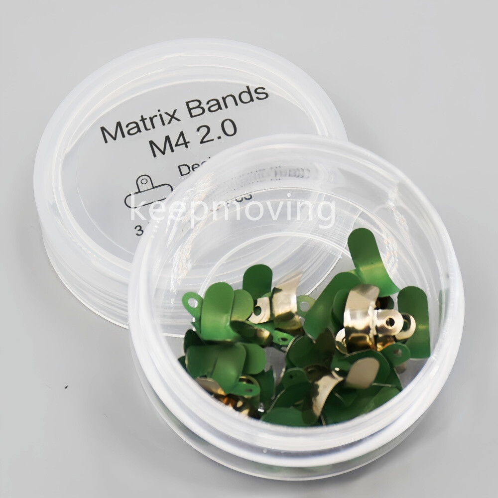 Dental Matrix Bands Non-Stick Composite Matrices Green PTFT Teflon Coat Matrice