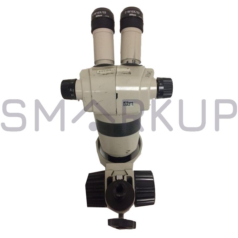 Used NIKON SMZ-1 Stereo Microscope Head w/ Eyepiece & Objective Lens *No base*