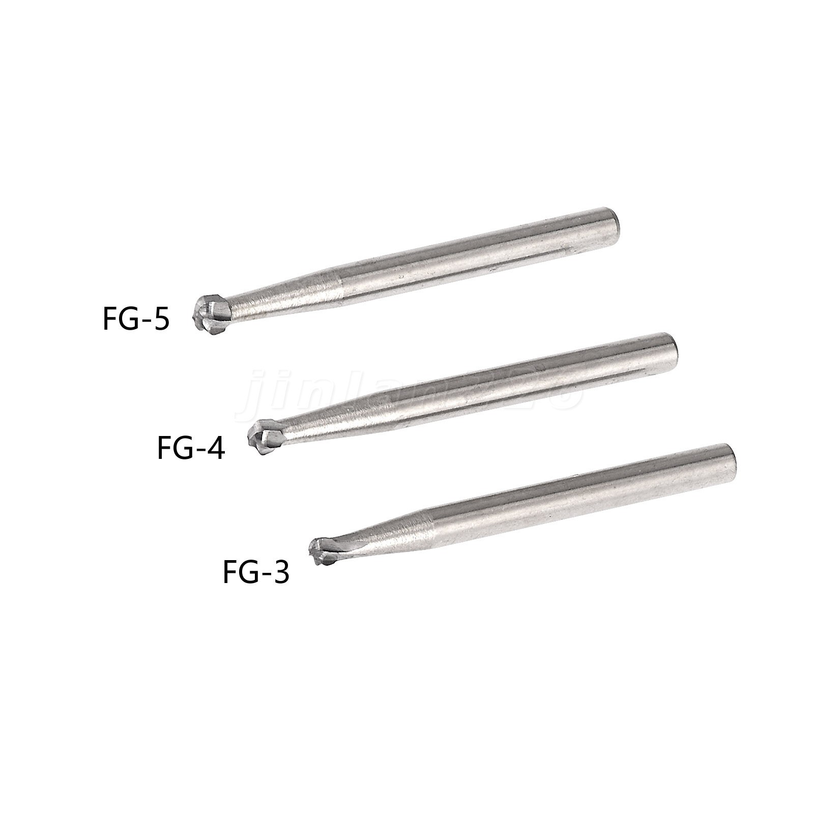 Dental Carbide Burs 19mm FG Straight Fissure Bur for High Speed