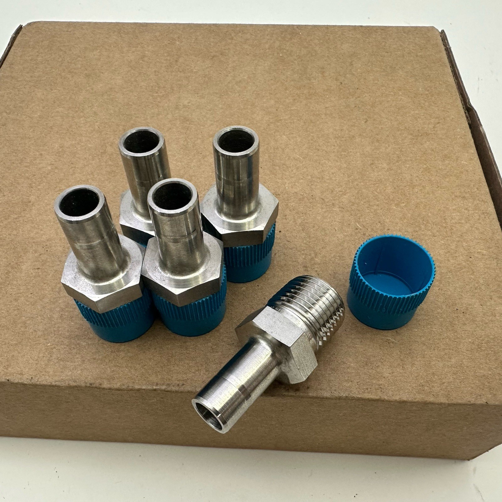 Swagelok SS-8-TA-1-8 1/2″ Stainless Steel Male NTP Tube Adapter LOT OF 5