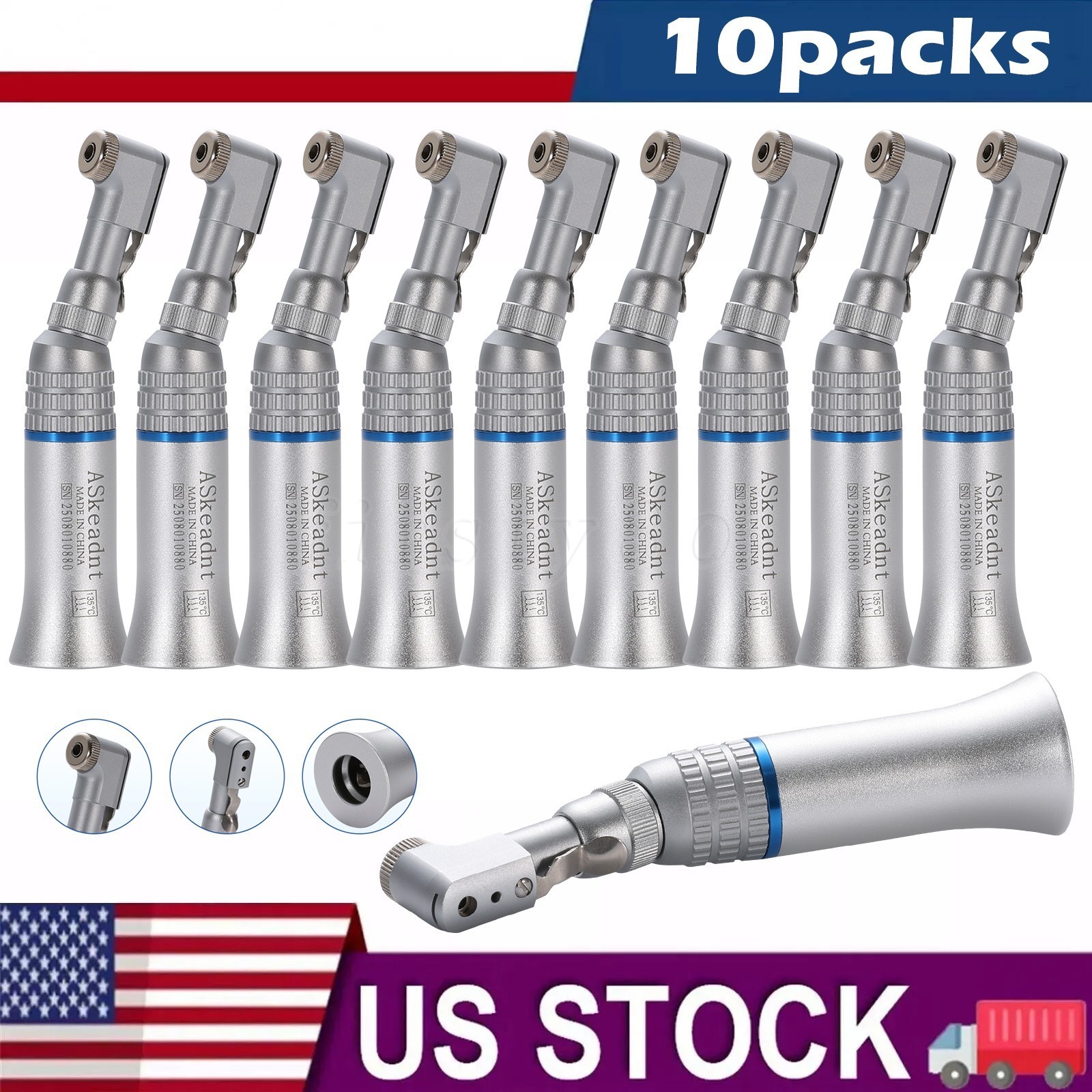 NSK Style Dental Slow Low Speed Contra Angle Handpiece Latch E-Type EX203C