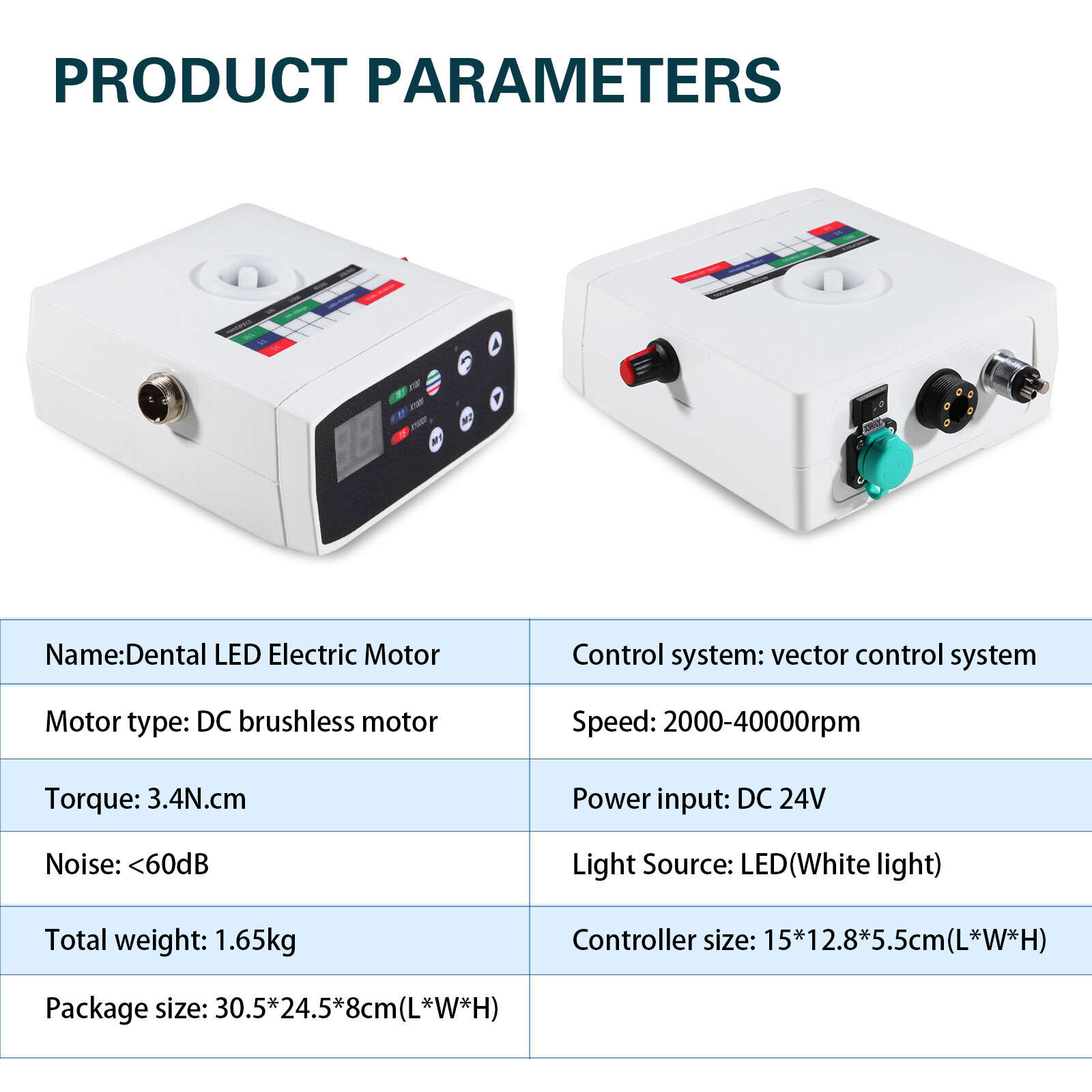 Dental Brushless Electric Micro Motor Self Water For Practice 1:5 1:1 16:1 st