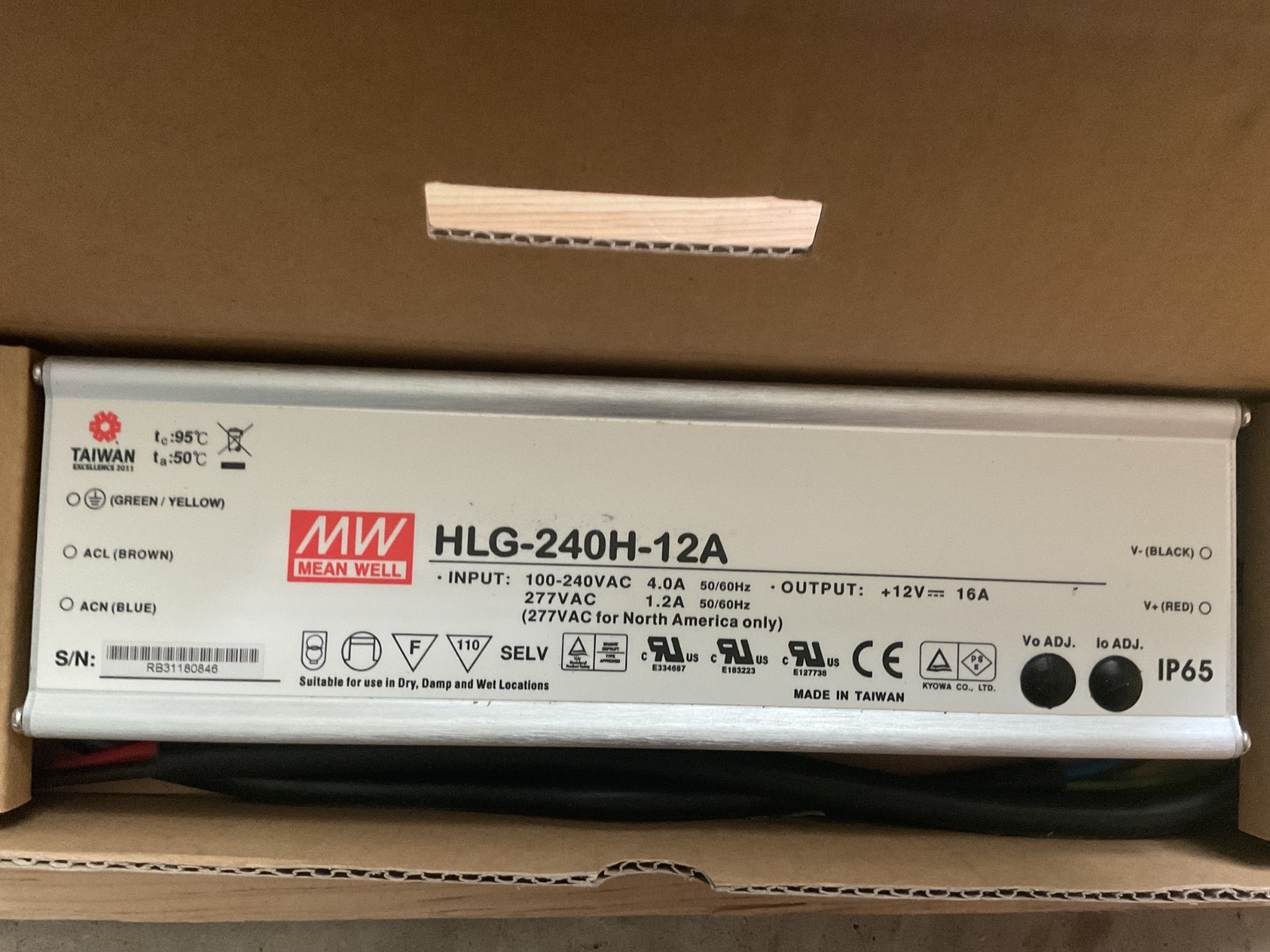 FREE SHIPPING – MEAN WELL HLG-24H-12A