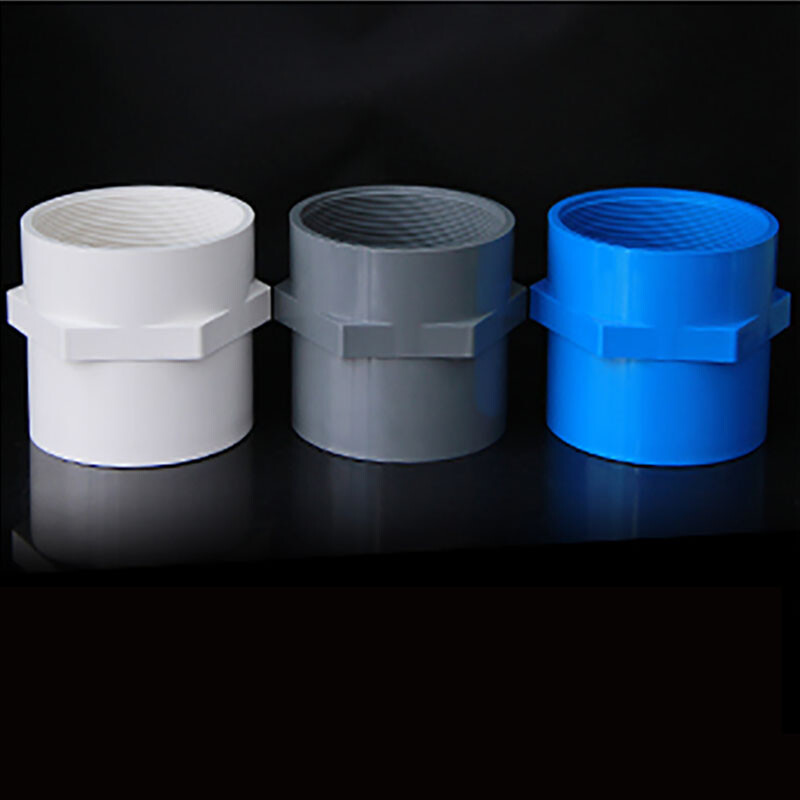 20-110mm PVC Female Threaded Straight Coupling Threaded Fittings Adapter Joint