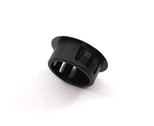 13/16″ Hole Nylon Locking Panel Plugs Black/White Dome Cover 7/8″ Top Width