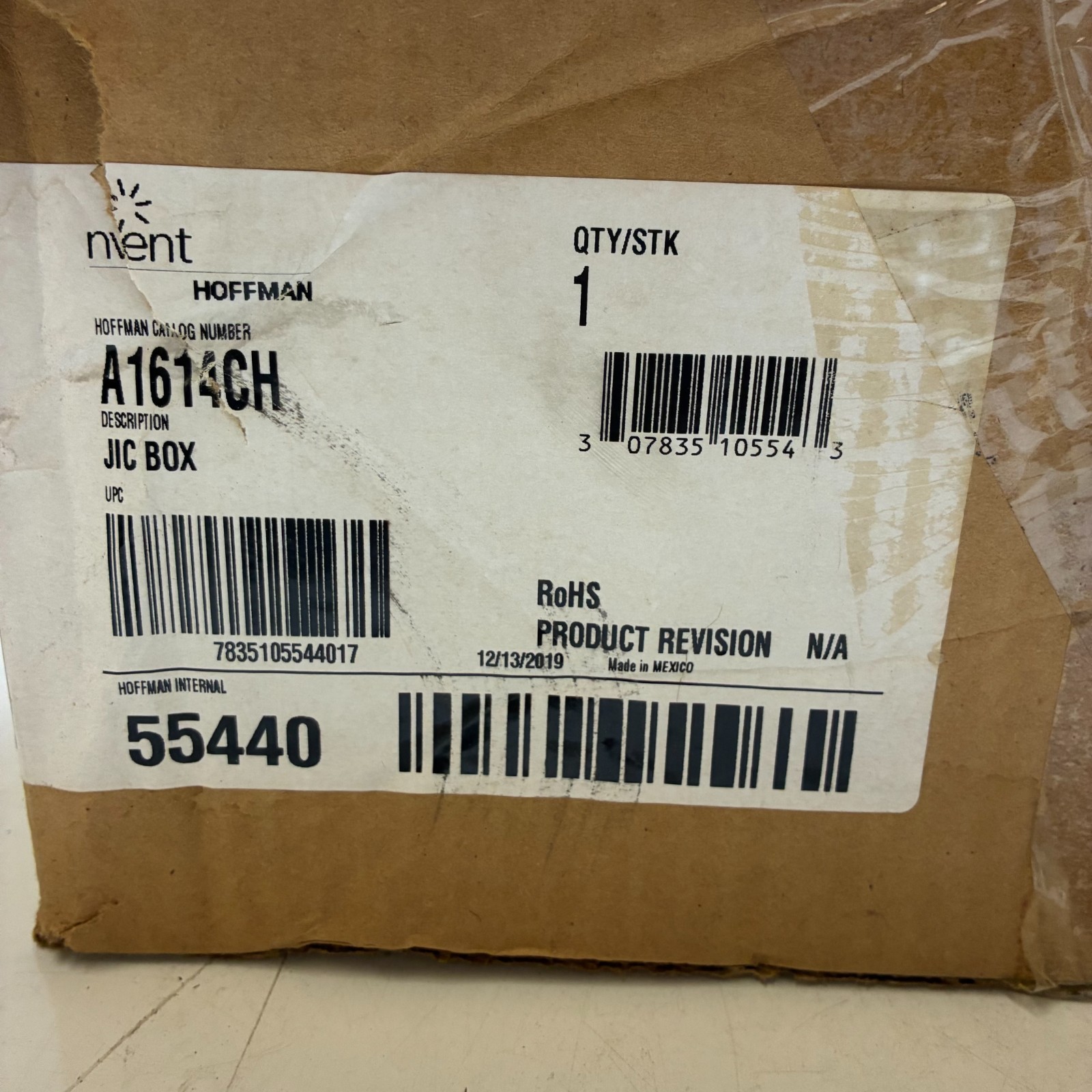 HOFFMAN A1614CH Junction Box Enclosure 16″L x 14″W x 6″H Type 12 13