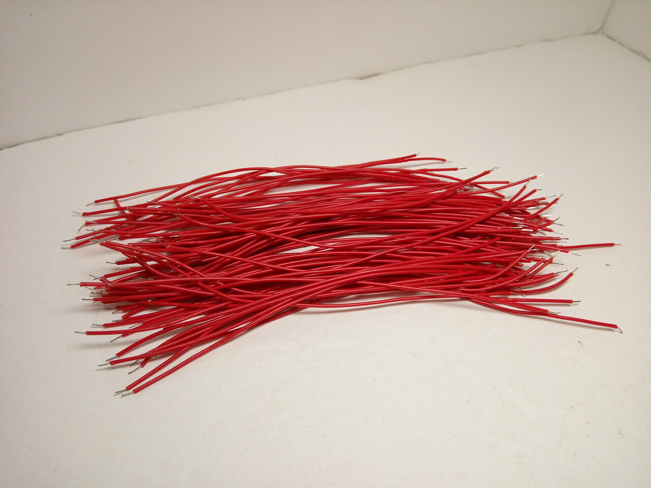 100x Pack 10cm 4inches Electronic Cable Wires 0.8mm Soldering Ready Bare End Lot