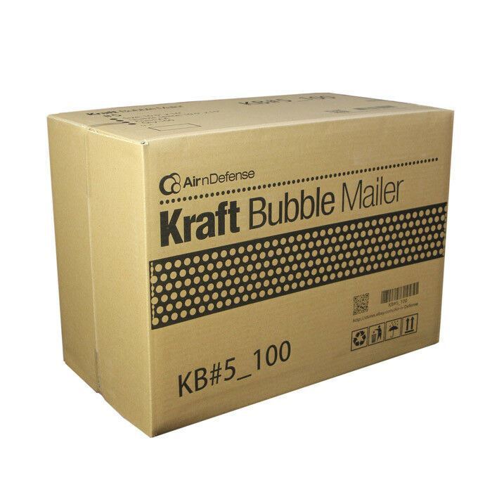 400 #5 10.5×16 Kraft Bubble Padded Envelopes Mailers Shipping Bags AirnDefense