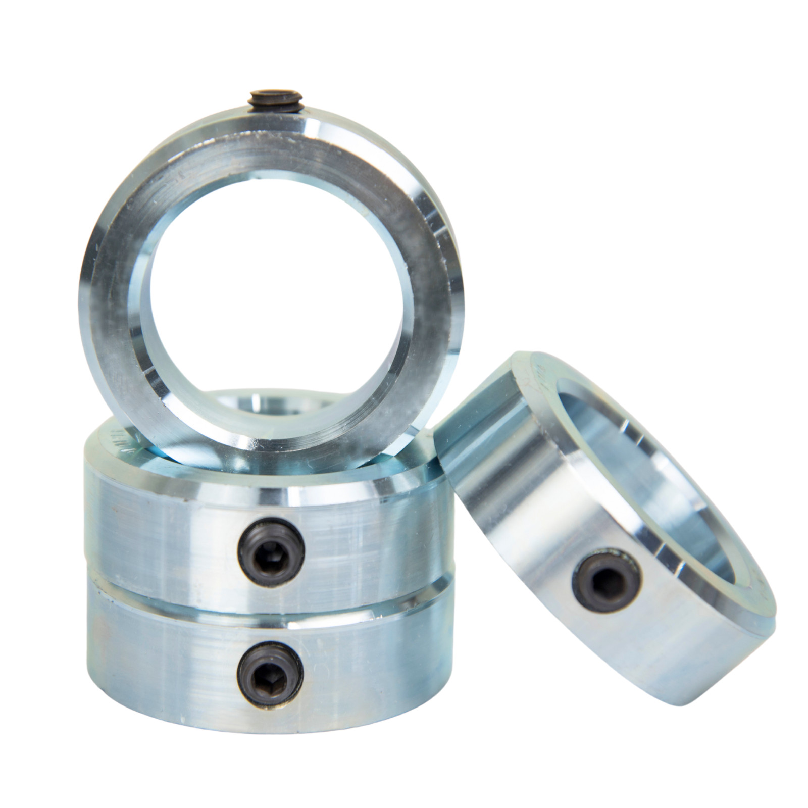 3/8″ Bore Zinc Plated Set Screw Shaft Collar OD 3/4″ Width 3/8″ (4 PCS)