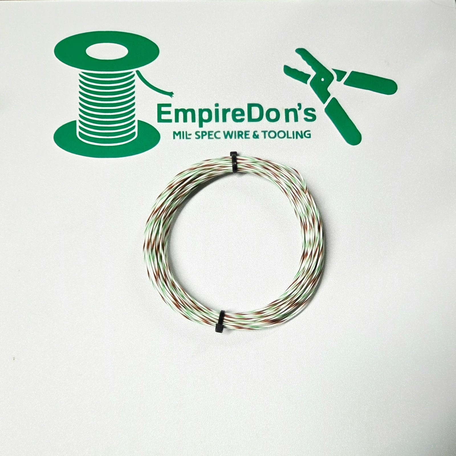24 AWG Mil-Spec Wire, PTFE Insulated, Stranded Silver Plated Copper 50 ft